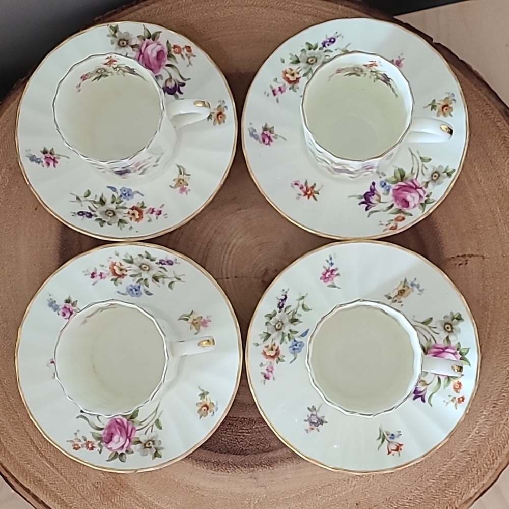 Vintage *RARE* Royal Worcester and Paragon espresso set EUC - Picture 2 of 13